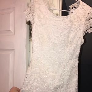 floral fabric short sleeve dress CAN FIT A MEDIUM